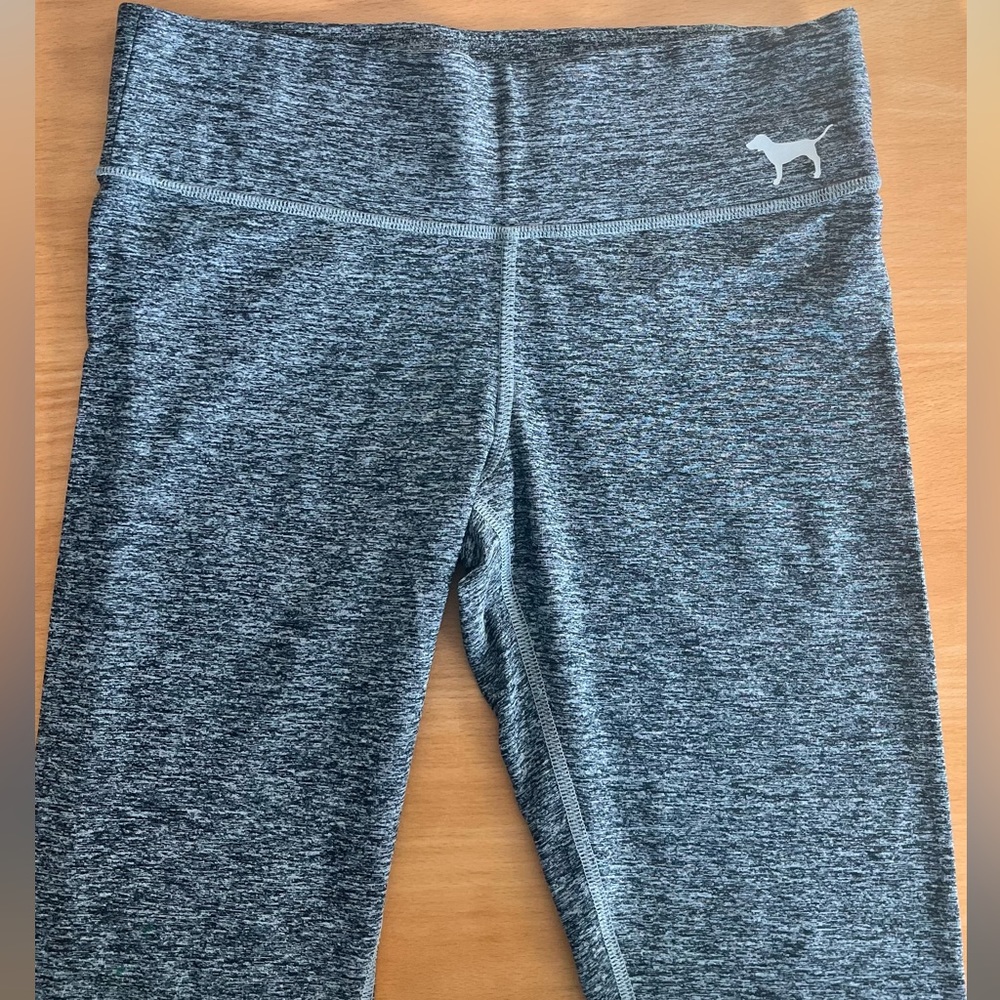 PINK heather grey leggings